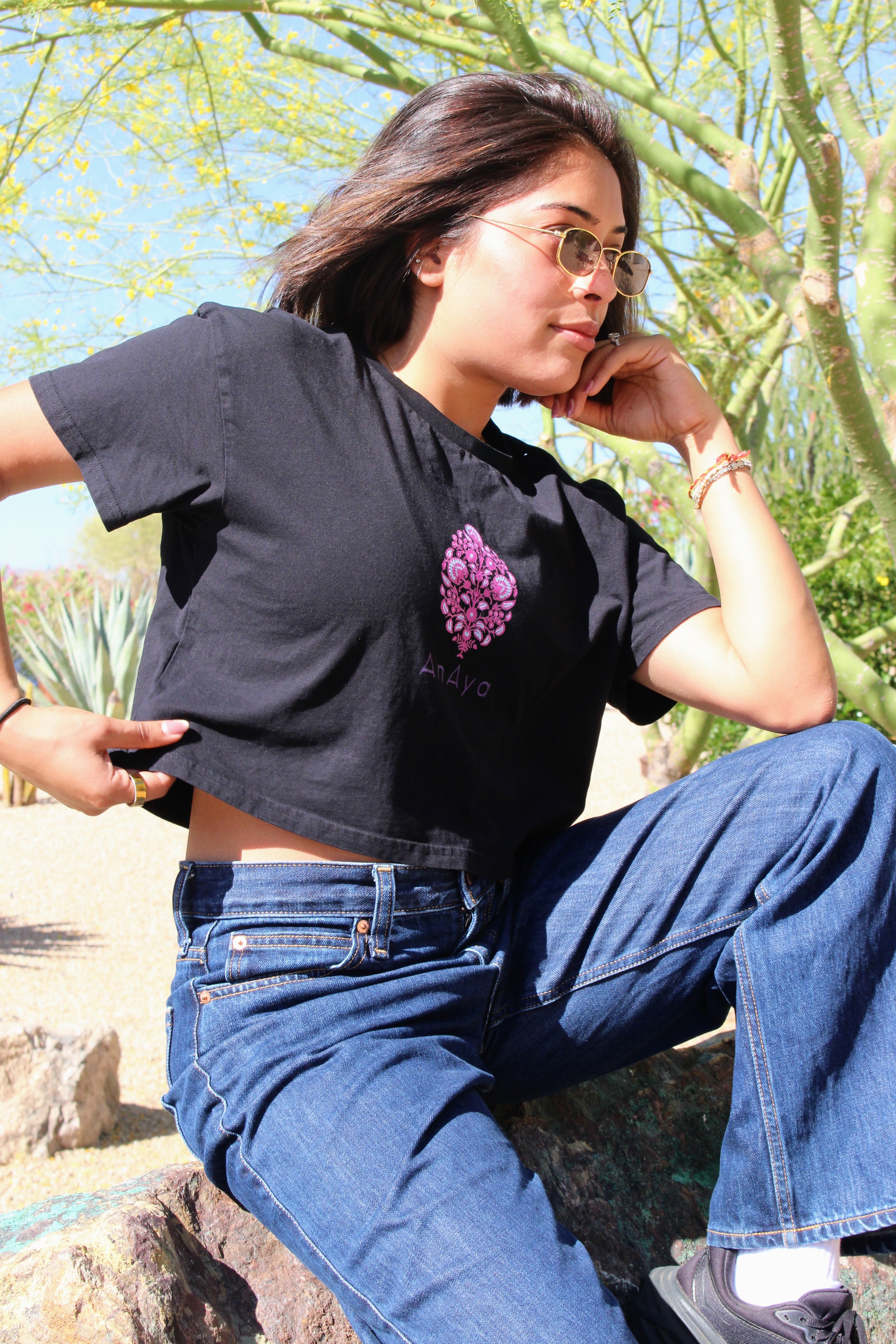 AnAya Cropped Tee