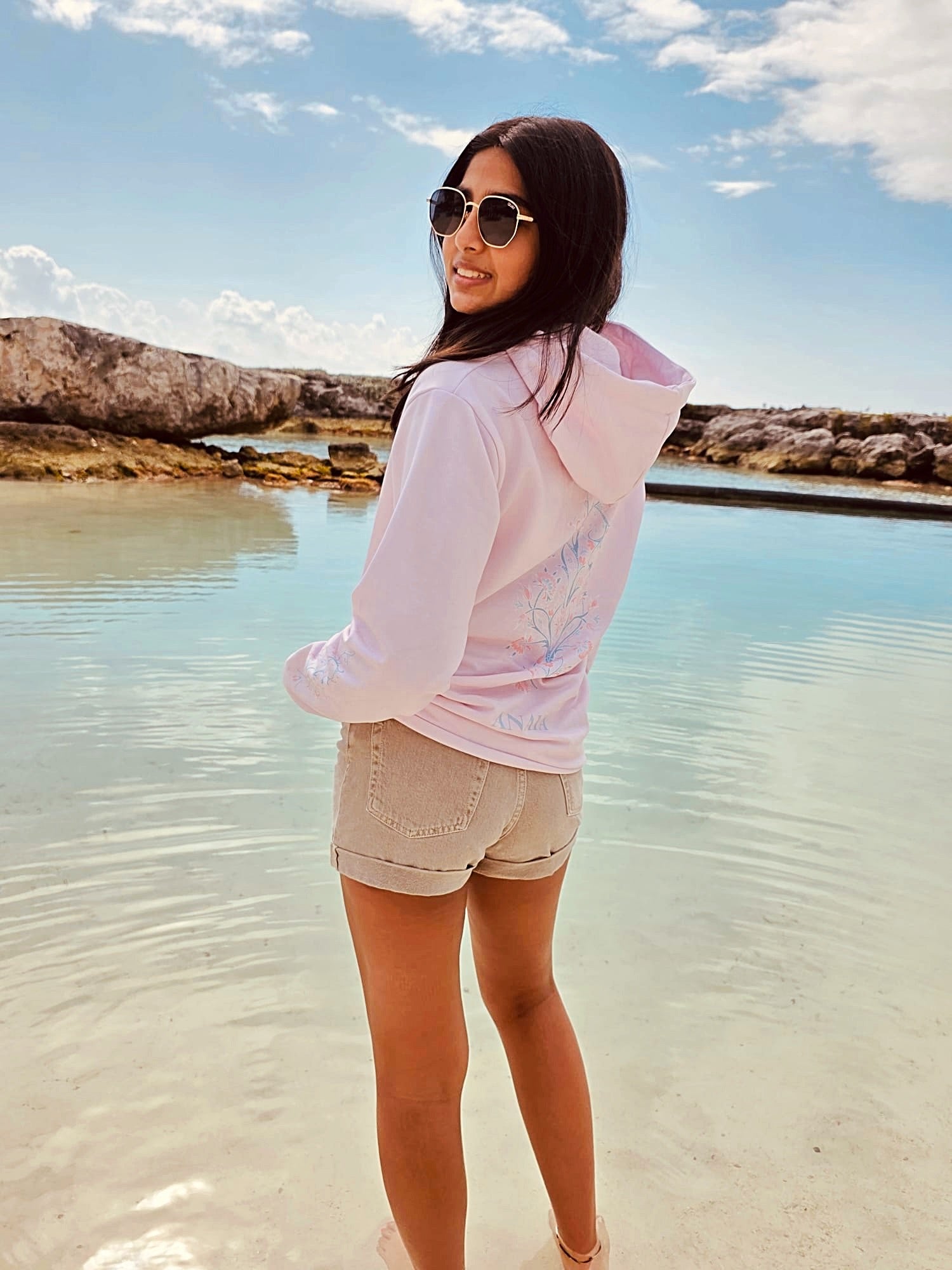 Unisex Dusty Pink Hoodie
