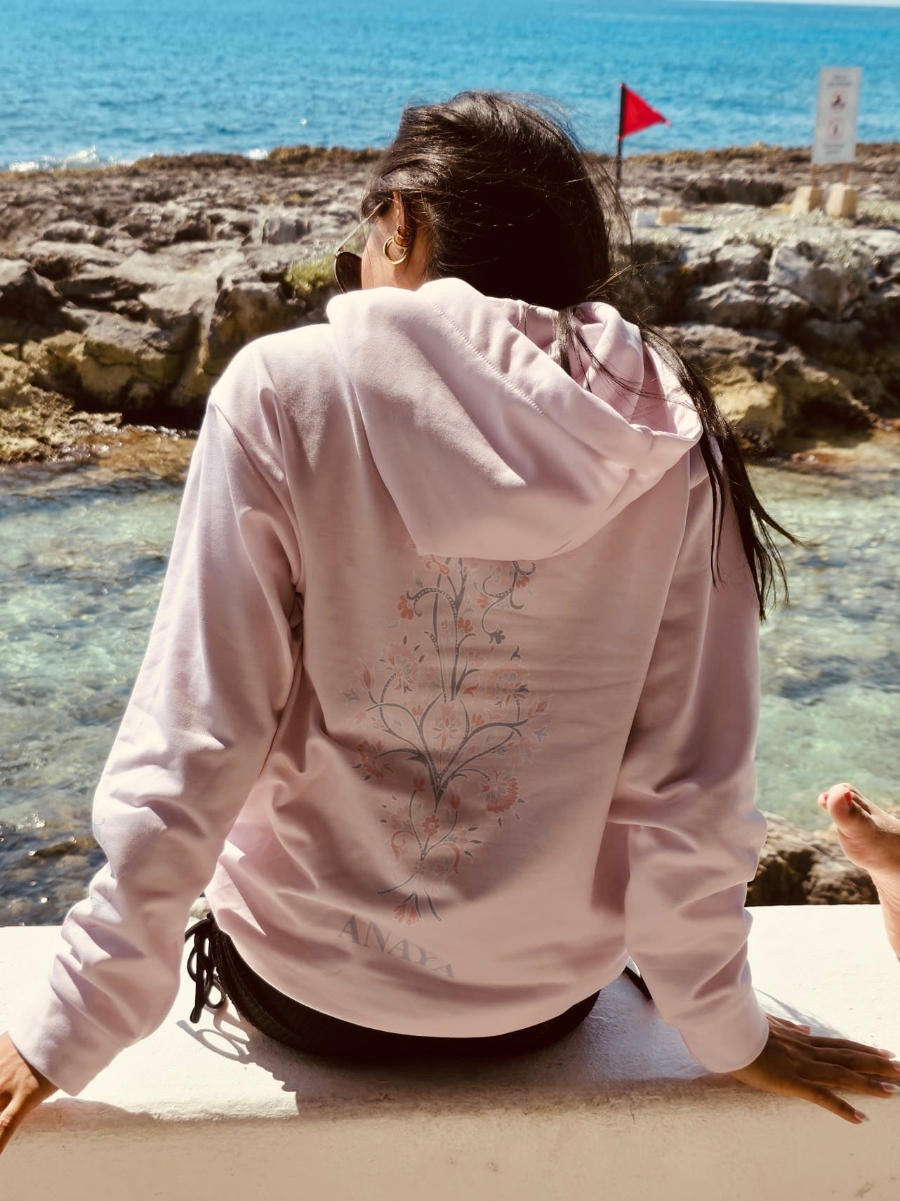Unisex Dusty Pink Hoodie