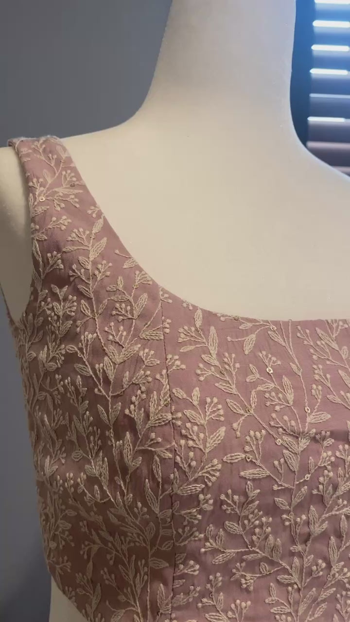 Lavender/Plum Crop and Bottom Set