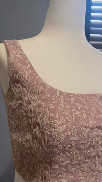 Lavender/Plum Crop and Bottom Set