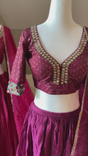 Load and play video in Gallery viewer, Festive Lehenga (2 color options)
