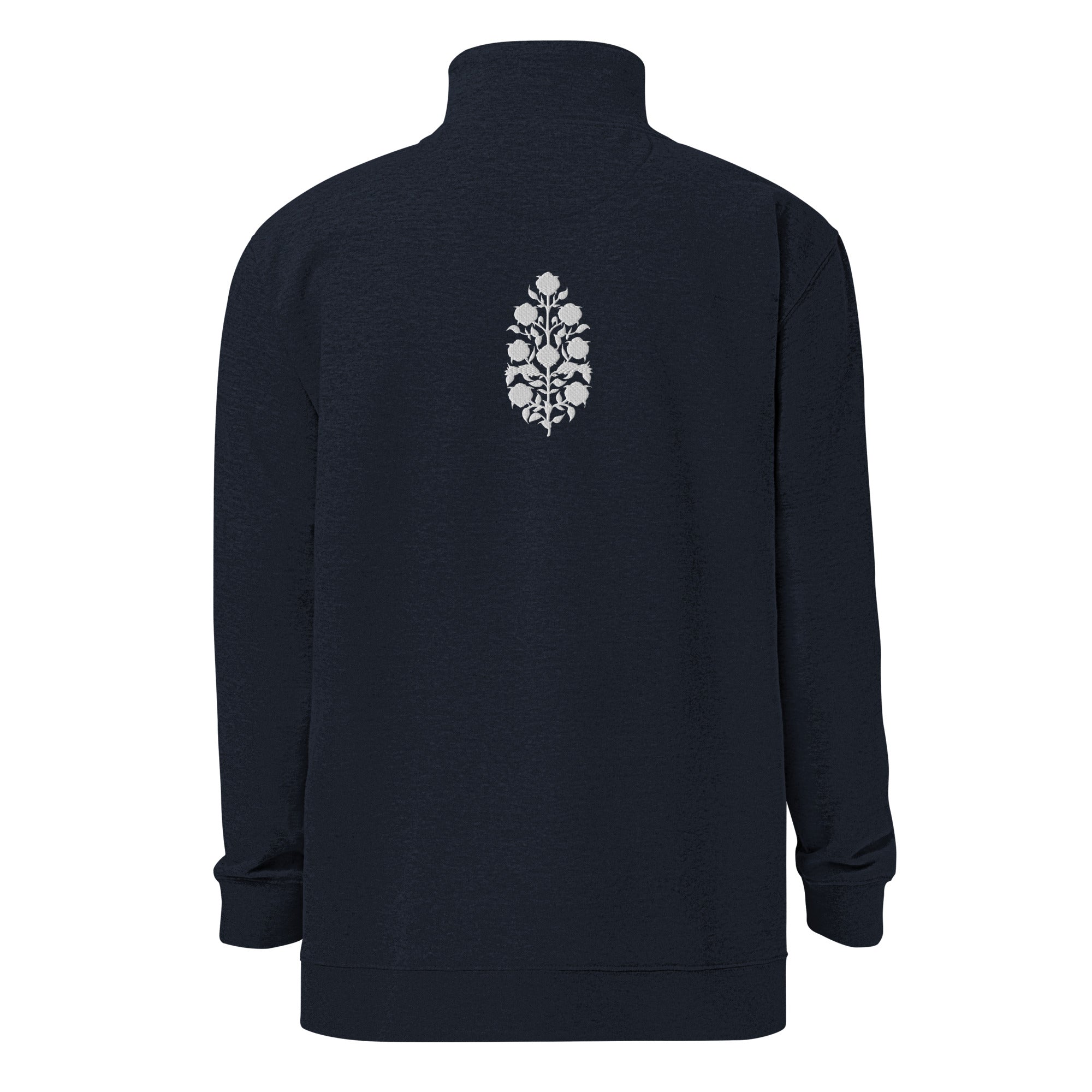 Unisex cotton AnAya fleece pullover with embroidery