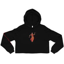 Load image into Gallery viewer, Bharat Natyam Cropped Hoodie (2 color options)
