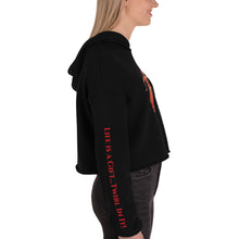 Load image into Gallery viewer, Bharat Natyam Cropped Hoodie (2 color options)
