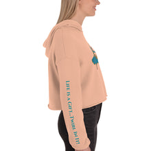 Load image into Gallery viewer, Kathak Cropped Hoodie (2 color options)
