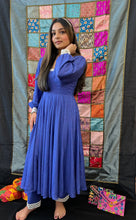Load image into Gallery viewer, Blue Anarkali Set
