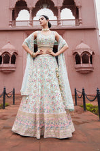 Load image into Gallery viewer, Sea Foam Green Bridal Lehenga
