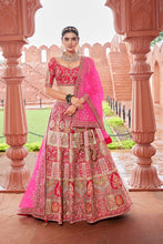 Load image into Gallery viewer, Patchwork Bridal Lehenga
